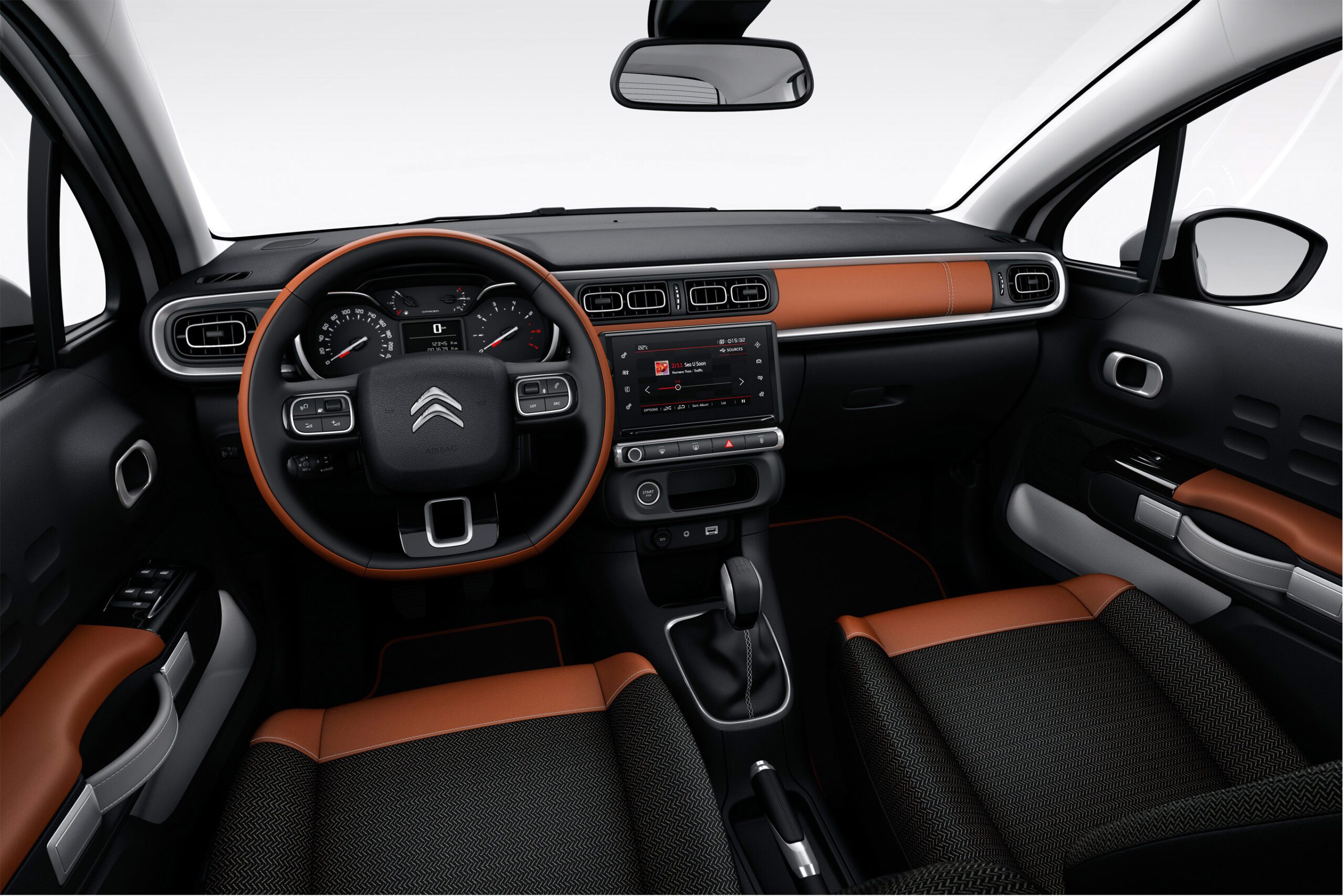 citroen-c3-interior-brown